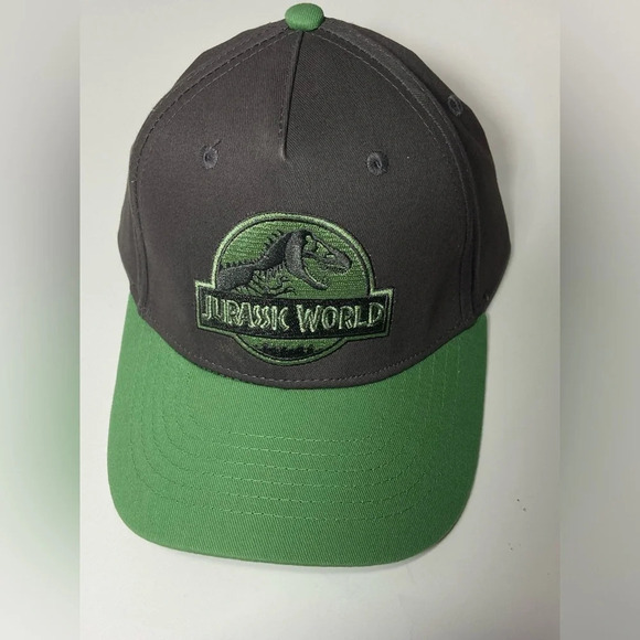 Jurassic World Hat -Black & Green w/ Dino Design Under Brim - Size OS - BNWT 🦕 - Picture 5 of 11